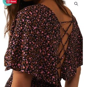 Free people smocked ‘evening combo’ dress